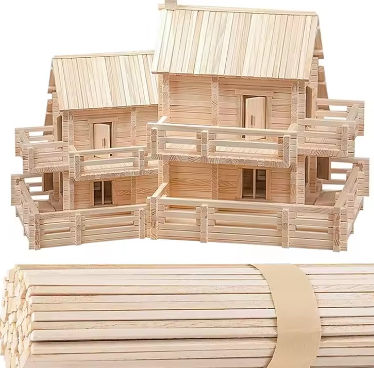 Thumbnail 3 100pcs Balsa stick 2mm x 2mm x 500mm