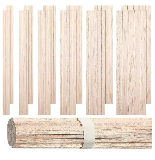 20pcs Kayu Balsa stick 4mm x 4mm x 1000mm