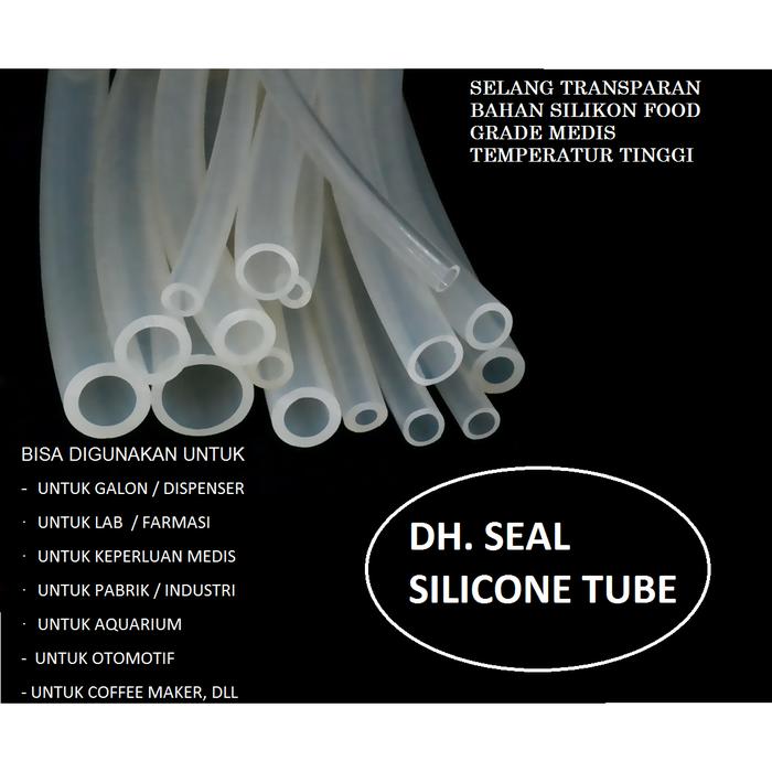 Thumbnail 2 (2meter) Selang silikon 7mm x 11mm Selang silicone food grade tahan panas silicone tube