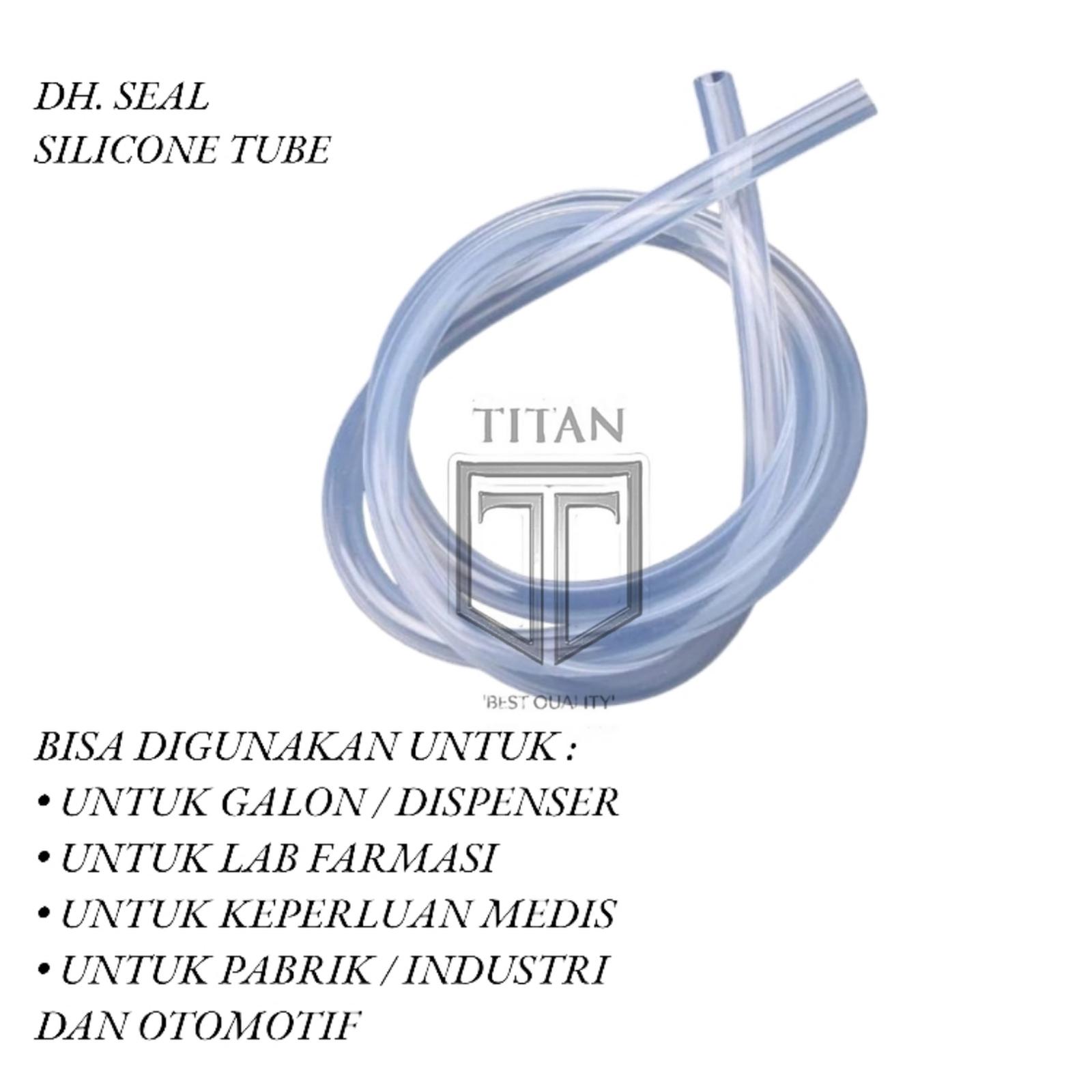 (4meter) Selang silikon 11mm x 13mm Selang silicone food grade tahan panas silicone tube