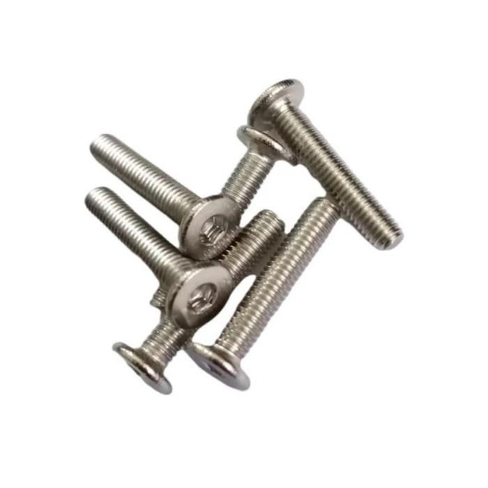 (1pcs) SS304 Baut Ultra Thin M2x12
