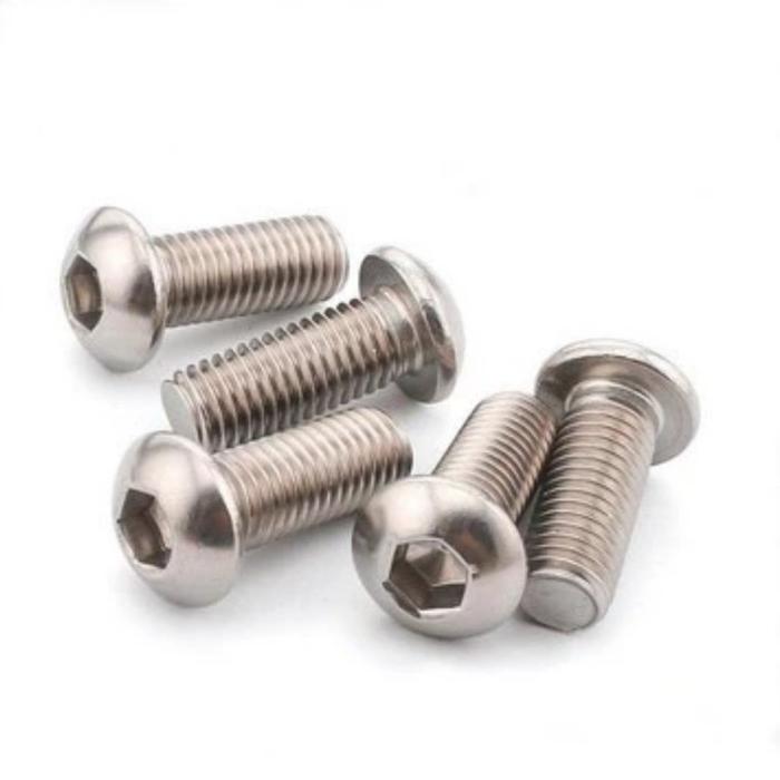 (1pcs) SS304 Baut Button L M6x50