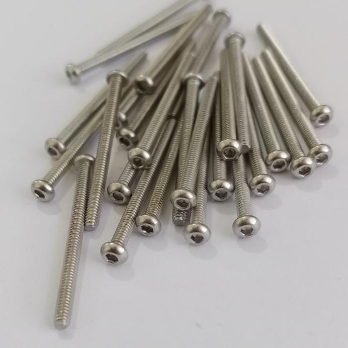 (1pcs) SS304 Baut Button L M6x16