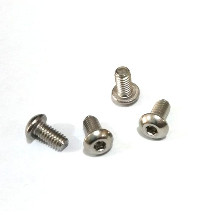 (1pcs) SS304 Baut Button L M10x40