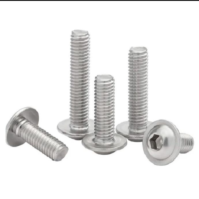 (1pcs) SS304 Baut Button Washer M3x12