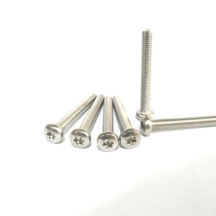 (1pcs) SS304 Baut Button Torq W/O M4x12