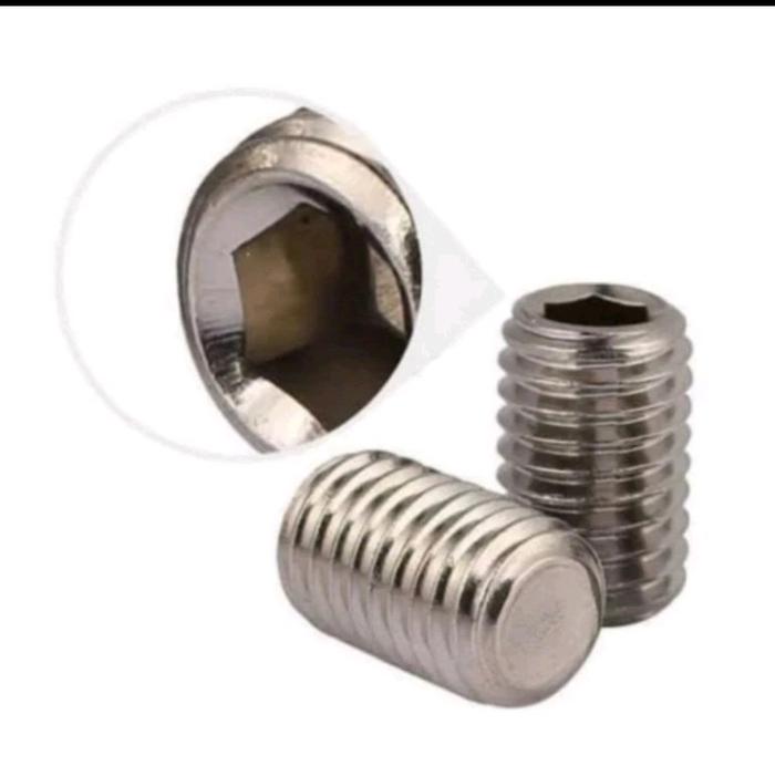 (1pcs) SS304 Baut Tanam Tumpul M5x3