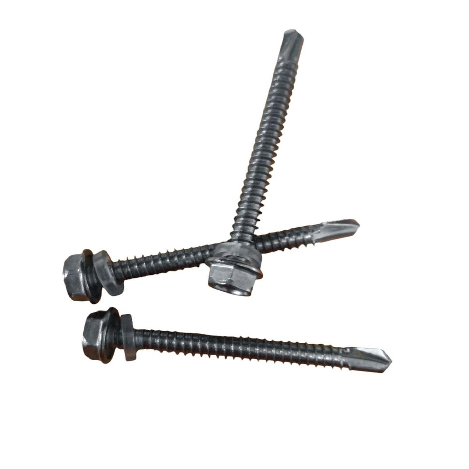 (1pcs) Stainless Steel 410 Sekrup Roofing Screw ST6.3x38