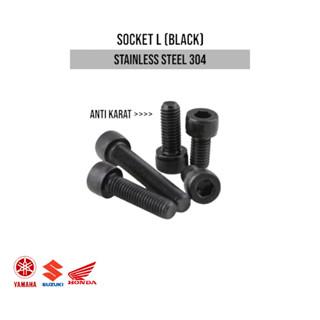 (1pcs) SS304 Black Socket/Baut Hitam Socket M2x14