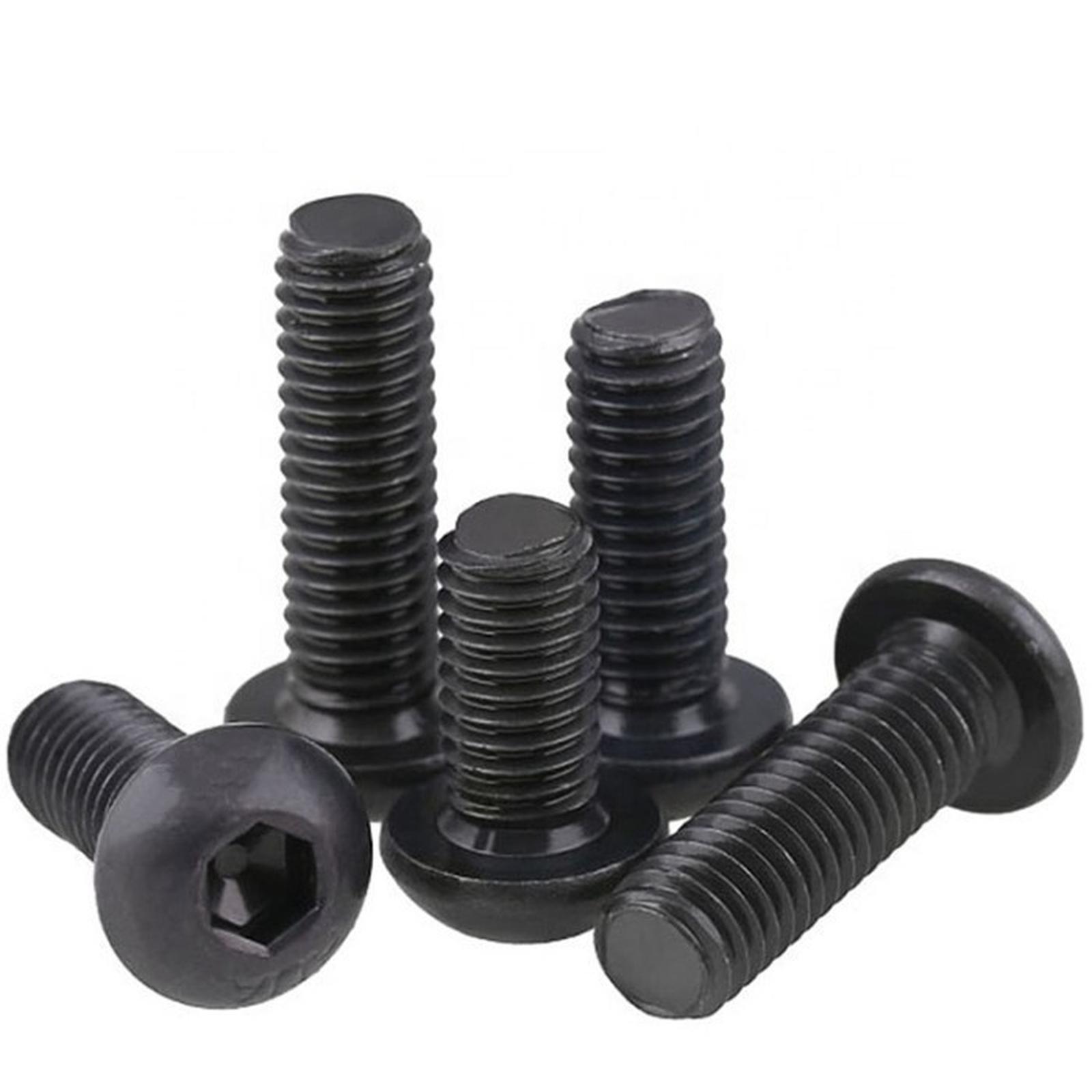 (1pcs) SS304 Black Button/Baut Hitam Button M4x5